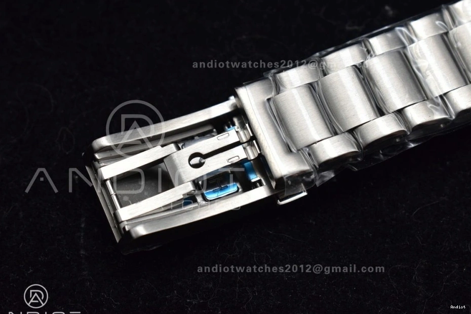 A2824 Seamaster Bracelet Blue Best 1:1 White 6000M Dial Ceramic SS SS TF Deep Ultra Edition on Bezel 0105